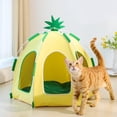 thumbnail image 4 of Tienda de gatos jinwen casa para mascotas ventilada con cojín, 4 of 8