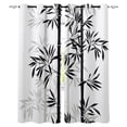 thumbnail image 2 of Black White Bamboo Chinese Style Curtain For Kitchen Living Room Bedroom Curtains Home Decoration Window Treat, 2 of 5