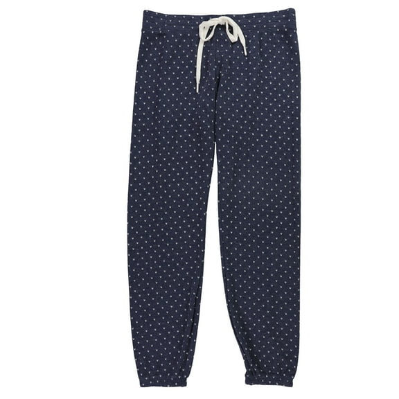 P.J. Salvage Womens 2-Tone Pajama Lounge Pants, Blue, Medium