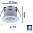 thumbnail image 2 of Juego de 4 mini focos LED empotrables de 3 W, luz blanca fría (blanco) p20241126939, 2 of 3