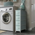 thumbnail image 2 of Sorbus Narrow 4-Drawer Dresser: Compact Storage for Children and Adults in Bedrooms, Bathrooms, and Laundry (Aqua), 2 of 7