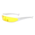 thumbnail image 3 of 3 gafas de sol s con visera estrecha, lentes de espejo unisex, accesorios de disfraces novedosos, lentes de espejo punk, gafas para cosplay Rave amarillo azul gris BLESIY none, 3 of 8