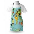 thumbnail image 3 of Ambesonne Apron Unisex Kitchen Bib with Adjustable Neck for Cooking Gardening, 3 of 3