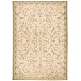 thumbnail image 2 of Safavieh Courtyard Lauressa Floral Indoor/Outdoor Area Rug, Cream/Green, 6'7" x 9'6", 2 of 7