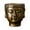 Bronze, variant on LOVIVER Buddha Head Flower Pot Decor Planter for Courtyard Table Centerpiece Kitchen Stone Gray