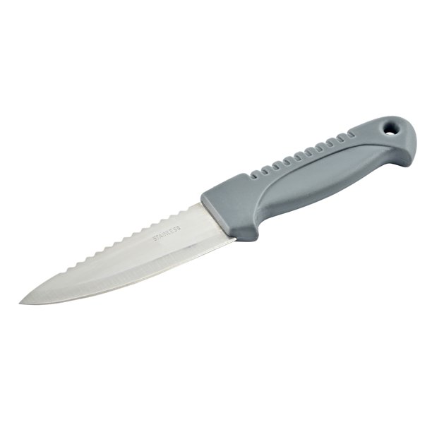 South Bend Stainless Steel Bait Knife w/ Scaling Edge Fishing Tool