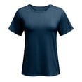 thumbnail image 6 of longantii Post Shoulder Surgery Shirts for Women Chemo Dialysis Port with 2 Shoulder Half Zippers After Rotator Cuff Tops Dark Blue XL, 6 of 9