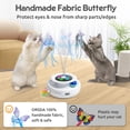 thumbnail image 4 of Cat Toy, 3-in-1 Automatic Interactive Electronic Moving Ambush Feather, Fluttering Butterfly, Track Balls, USB Rechargeable Powered Smart Indoor Exercise Kicker, 4 of 4