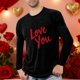 thumbnail image 1 of Amzcrzy - Sudadera Deportiva Para Hombre, Diseño De Pijama Estampado, Manga Larga, Cuello Redondo, Color Negro, Xl, 1 of 4