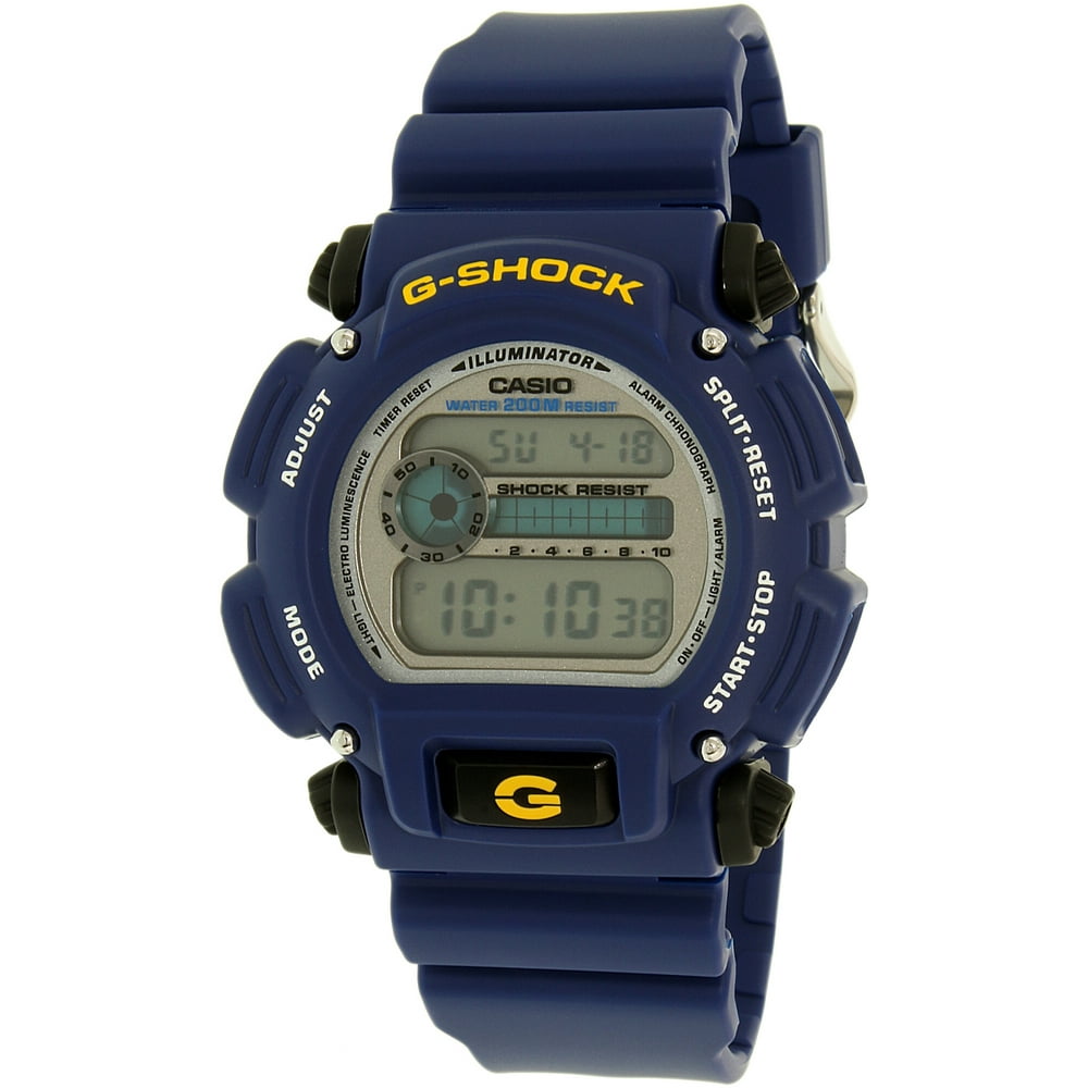 Casio G-Shock - Men's G-Shock DW9052-2 Blue Resin Quartz Watch - Walmart.com - Walmart.com