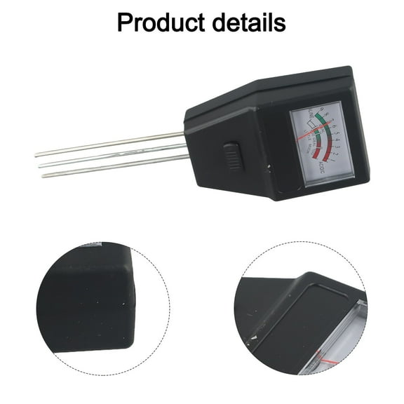 Effortless Soil Testing PH Meter with Moisture Detection Functionality