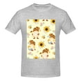 thumbnail image 4 of Bingfone Watercolor Bee Honey Honeycomb Bee Men'S Loose Fit Short-Sleeve Pocket T-Shirt, 4 of 7