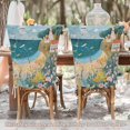 thumbnail image 5 of Decorative Chair Back Cover One Size x2 Chair Cover Dining Chair Slipcovers Chair Back Decoration Festival Chair Decoration Super Sea, 5 of 6
