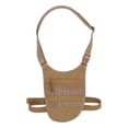 thumbnail image 4 of Bolso de hombro para hombre, bolso cruzado, mochila portátil, mochila informal, correa ajustable para viajes, escalada, motocicleta, deportes al aire Caqui, 4 of 8