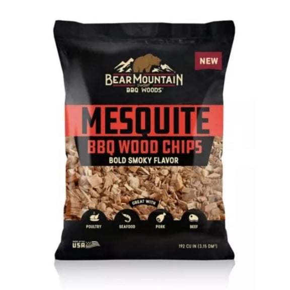 Bear Mountain FC94 Mesquite BBQ Wood Chips Bold Smoky Flavor