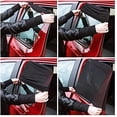 thumbnail image 6 of 2 Pack Rear Car Window Mosquito Mesh Bug Screen Net Cover For Most Vehicles - Breathable Mesh Netting Insect Protection Easy Install With Adhesive Tape No Tools Needed Secure, 6 of 6
