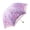 Purple, variant on Flower Lace Parasols for Wedding Party Lace Bridal Umbrella Black Coating UPF50+ Double Layer Victorian Lolita Style with Floral Handbag