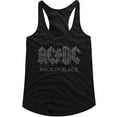thumbnail image 1 of ACDC Débardeur Femme Groupe de Musique Hard Rock Back In Black Album, 1 of 1
