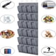 thumbnail image 4 of Organizador de zapatos colgante con 24 bolsillos y 4 ganchos para armario dormitorio y baño, 4 of 8