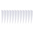 thumbnail image 1 of S SERENABLE 12 Pcs 4 Pouces Fletches Fletching Bricolage Outil de Décoration d'Arbre - Blanc, 1 of 9