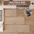 thumbnail image 3 of QiCaiJia Kitchen Rugs Mat Non Slip Washable, Super Absorbent Kitchen Mats for Floor, Rubber Backing Soft Braided Standing Floor Mats Sink Mat Runner Rug, 17"x30" Brown, 3 of 9