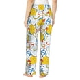 thumbnail image 3 of Xecao Ducks and Anchors Women's Straight Lounge Pajama Pants: The Epitome of Relaxed Sleepwear, 3 of 9