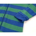 thumbnail image 5 of Leveret Kids Footed Cotton Pajama Striped Red White and Blue 6-12 Month, 5 of 9