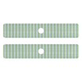 thumbnail image 7 of Yayeee Faucet Mat for Kitchen Sink 30" Diatomite Long Splash Guard Pad, Green Stripe Pattern, 2 Pack, 7 of 7