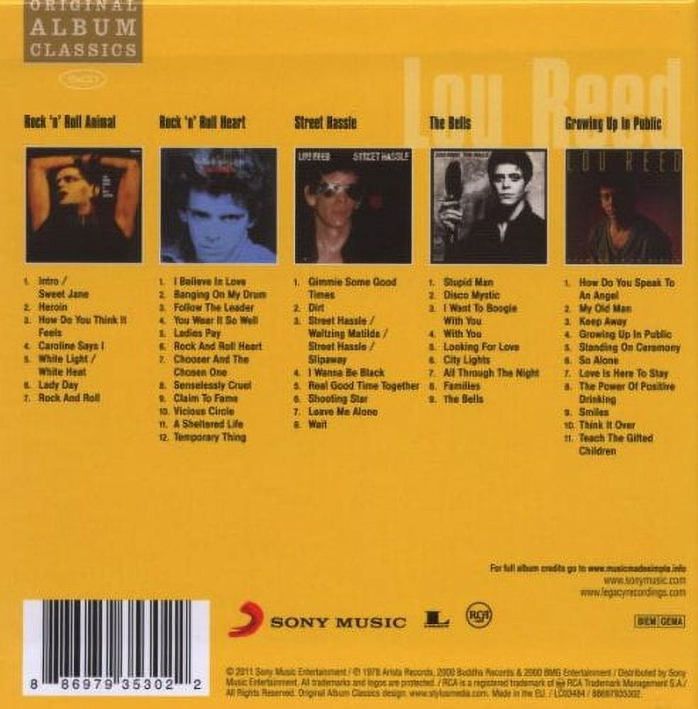Lou Reed - Original Album Classics - Music & Performance - CD