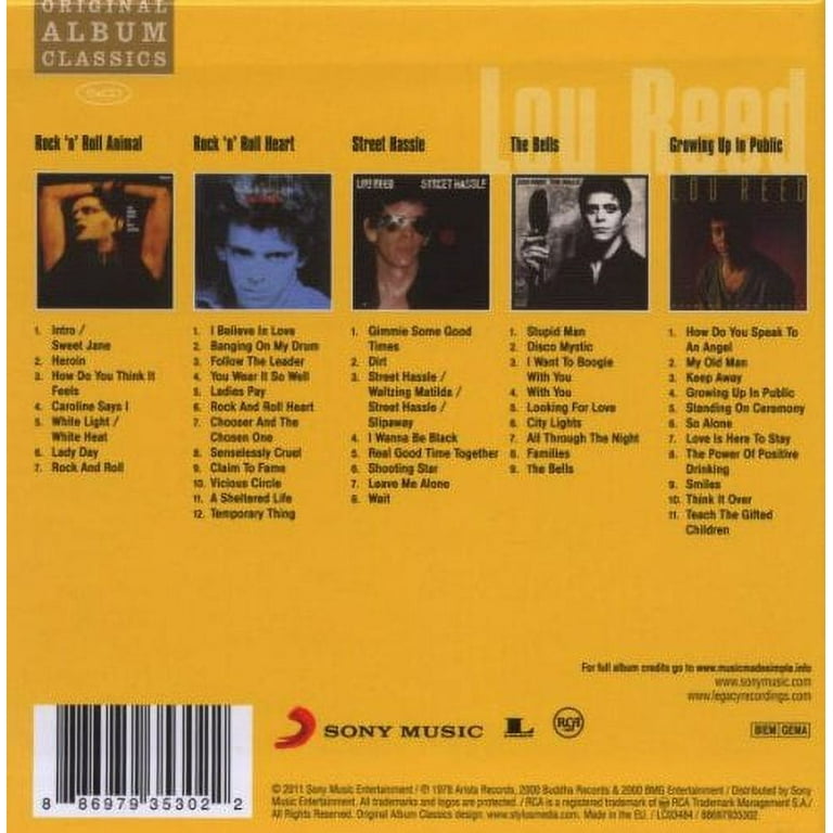 Lou Reed - Original Album Classics - Music & Performance - CD