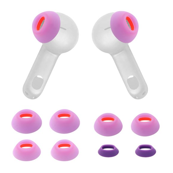 Puntas para auriculares Miruchertter Tune Flex de silicona, 4 pares