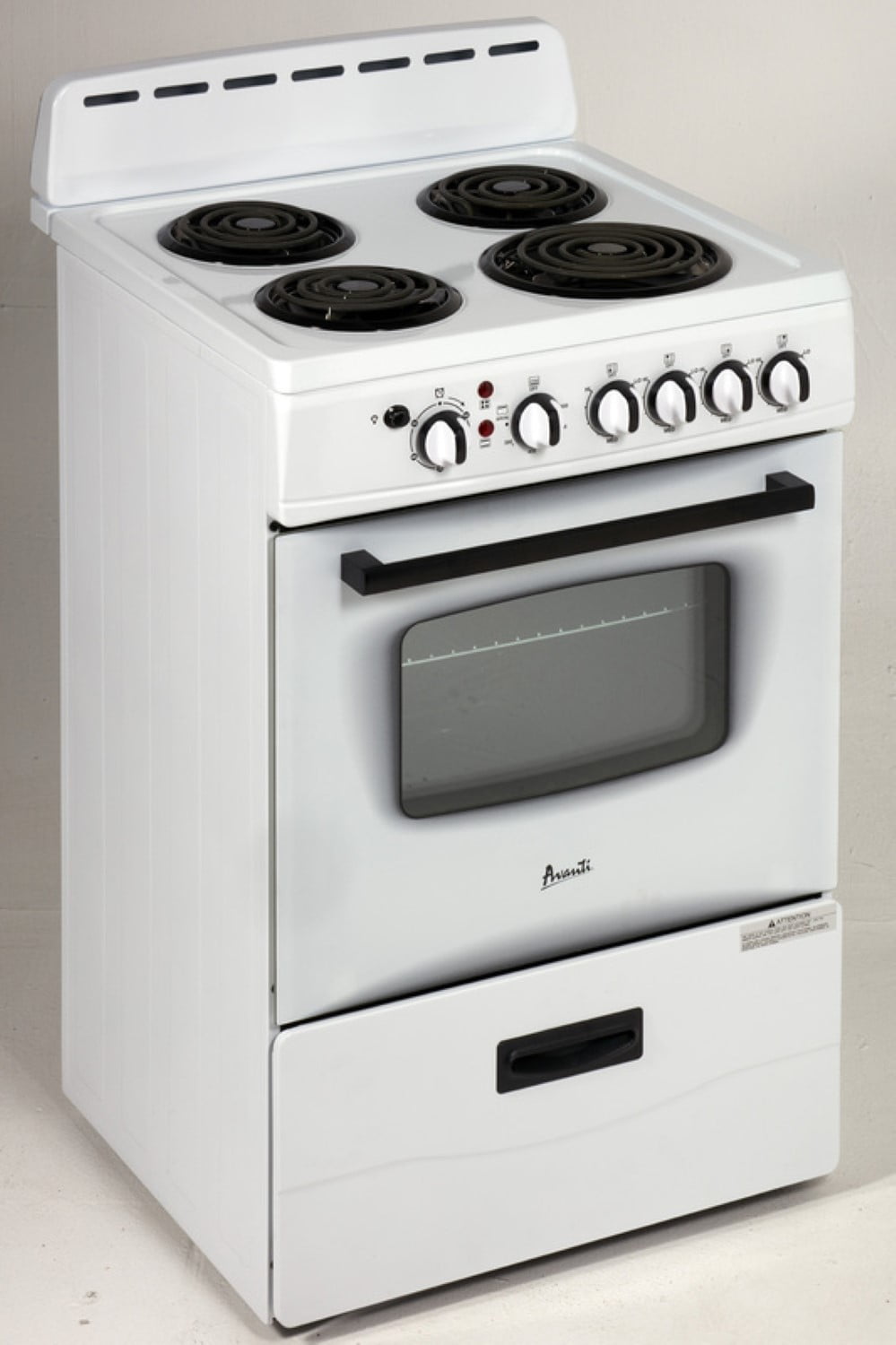  Avanti DER24P3S DER24P Elite Series 24 Electric Range