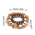 thumbnail image 2 of MasteelfCA 1pc Dora Nut Shell Bracelet African Drum Bell Musical Instrument Toy (Assorted Color), 2 of 6