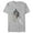 Athletic Heather, variant on Men's Batman Shadow Figure Geometric  Graphic Tee Silver Small