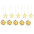 thumbnail image 1 of Luces Decorativas Estrellas Colgantes Cortina Led Usb Alimentado, 1 of 9