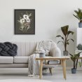 thumbnail image 3 of Stupell Industries French Country Daisy Bouquet with Swallowtail Black Floating Frame Canvas Art, 17 x 21, by House Fenway, 3 of 8