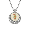 thumbnail image 1 of Colliers Pendentifs Motif Illustration de Fraise Jus de Fruits Rétro Lune Étoiles Bijoux, 1 of 3