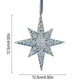 thumbnail image 3 of Adorno navideño acrílico con colgante de cristal de hielo | Decoración navideña colgante | Plástico transparente | Decoración navideña para el hogar, 3 of 6