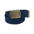 thumbnail image 1 of CTM® Cotton Web 1.5 Inch Adjustable Military Buckle Belt, 1 of 2