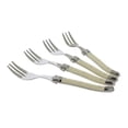 thumbnail image 4 of French Home Set of 4 Laguiole Faux Ivory Cake Forks, 4 of 5