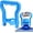 Blue, variant on 5 Gallon Water Bottle Handle 2-Pack – Heavy-Duty Water Jug Holder with Dual-Mode Lift (Single/Dual Person), Ergonomic Grip for Standard 5-Gallon Jugs, Yellow