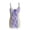Purple, variant on FRSASU Plus size Pajamas Women Lace Sling Vest Hollow Mesh See-Through Ladies Nightdress Set Purple 8(L)