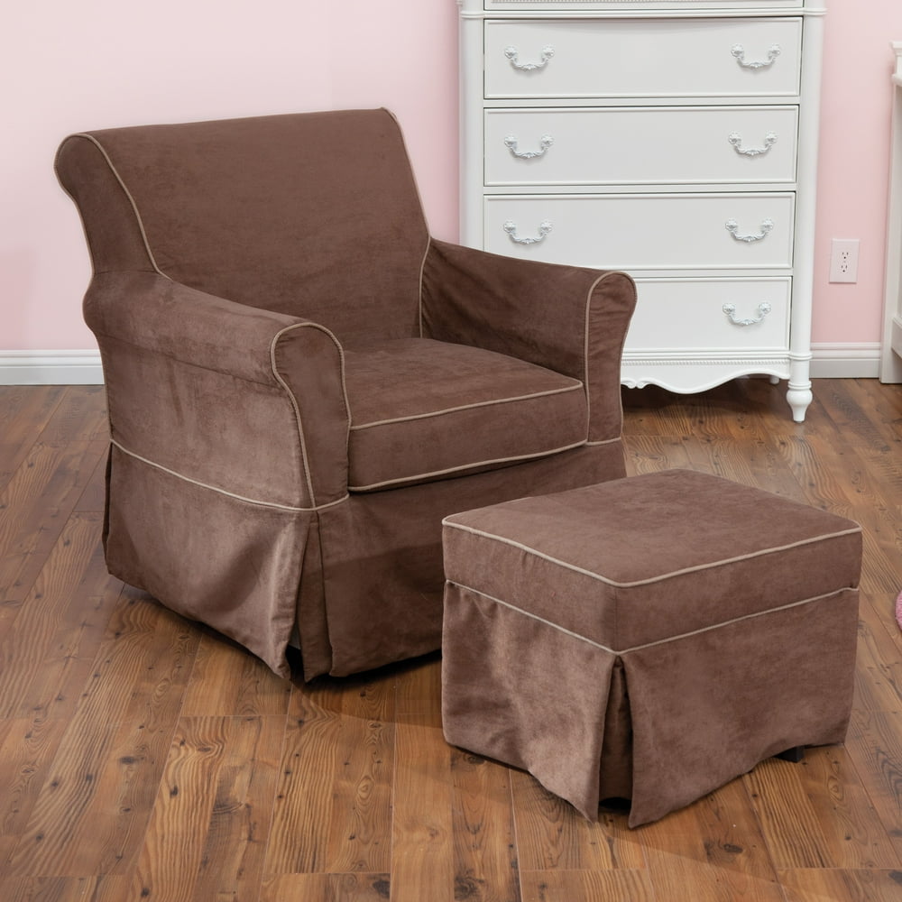 Dorel Asia Swivel Glider and Ottoman Set