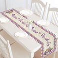 thumbnail image 6 of Easter Table Runner - Spring Coffee Dining Table Decor 13 X 72 Inch Rustic Buffalo Plaid Burlap Farmhouse Table Decorations Bunny Floral Tablescape Home Decor, 6 of 7