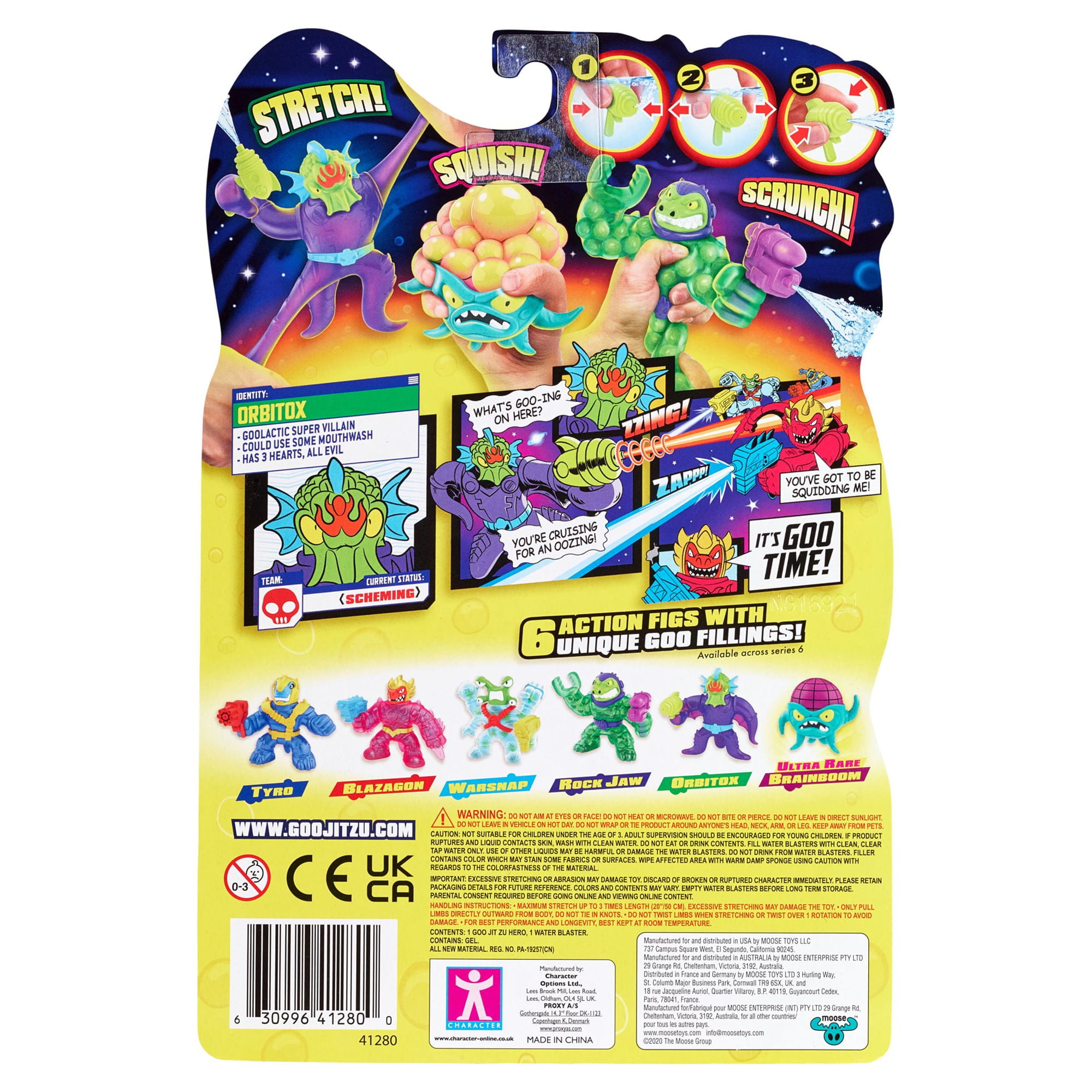 Heroes of Goo Jit Zu Galaxy Blast Hero Pack - Super Stretchy