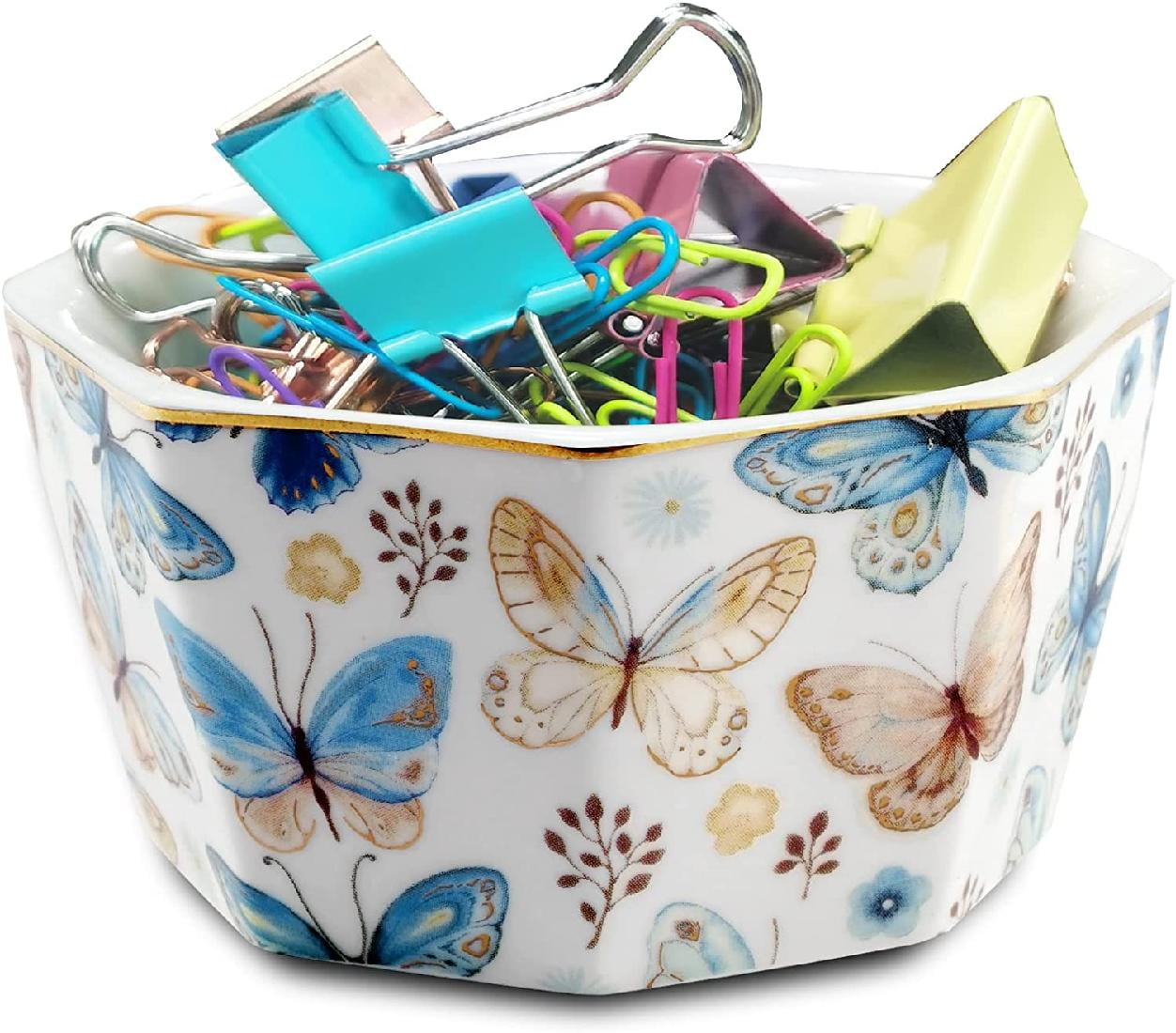 Paper Clip Holder Ceramic Paper Clip Holders Geometric Paperclips