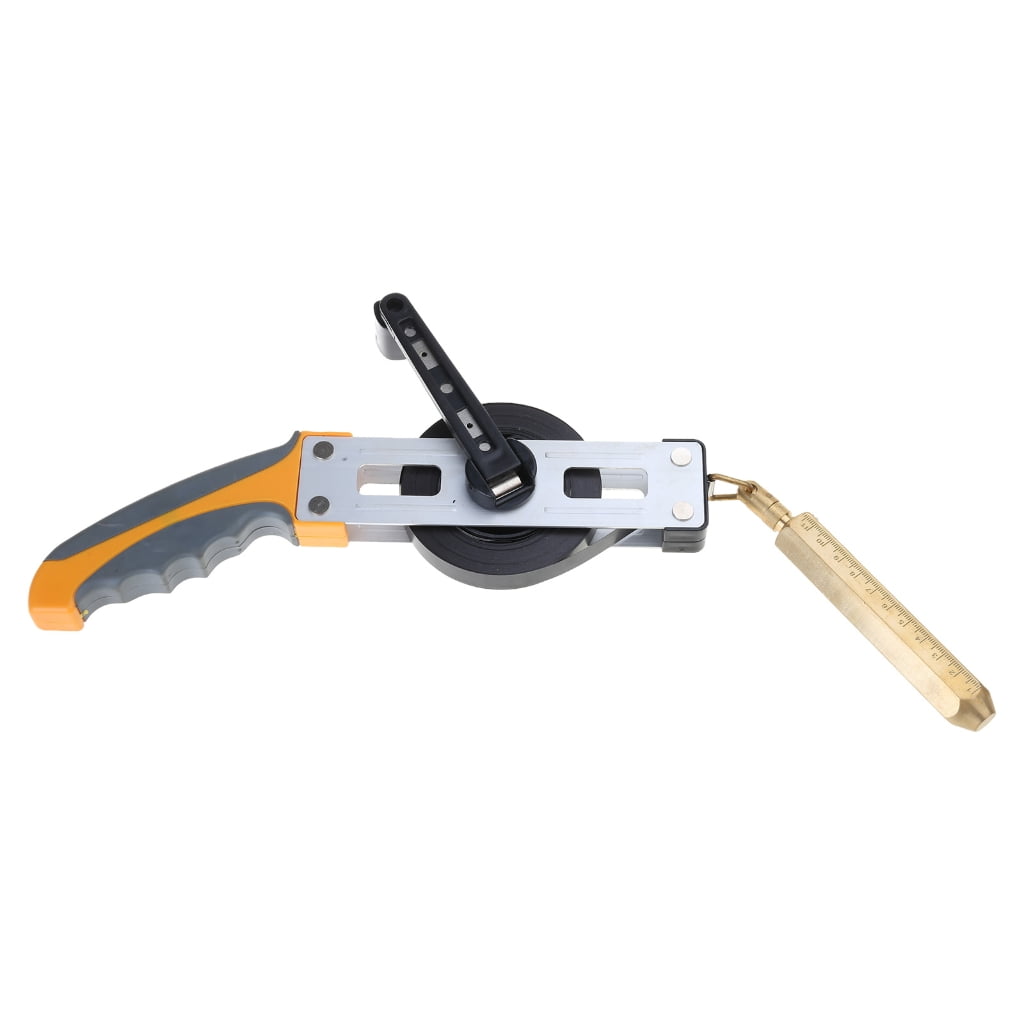 Measuring Ruler with Brass PlumbBob Tape Measure Rubber Handle High Accuracy