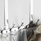 thumbnail image 3 of Advancent Ganchos para puerta Soporte para colgar Perchero montado en la pared Bolsa de ropa de acero inoxidable Sombrero Juegos de accesorios de baño No.02, 3 of 6