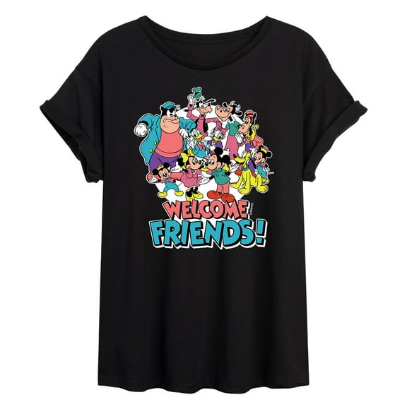 Mickey & Friends - Mickey & Friends Welcome - Women's Oversized T-Shirt
