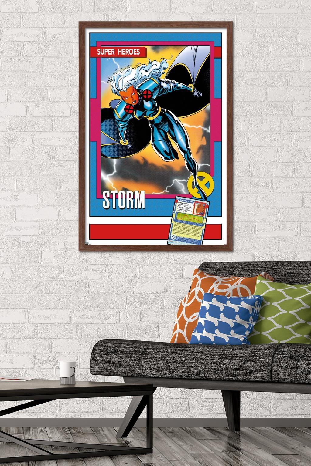 Marvel Trading Cards - Storm Wall Poster, 22.375" x 34" Framed